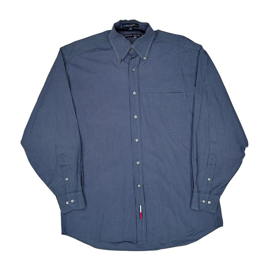 Tommy Hilfiger Checked Shirt - Medium Blue Cotton