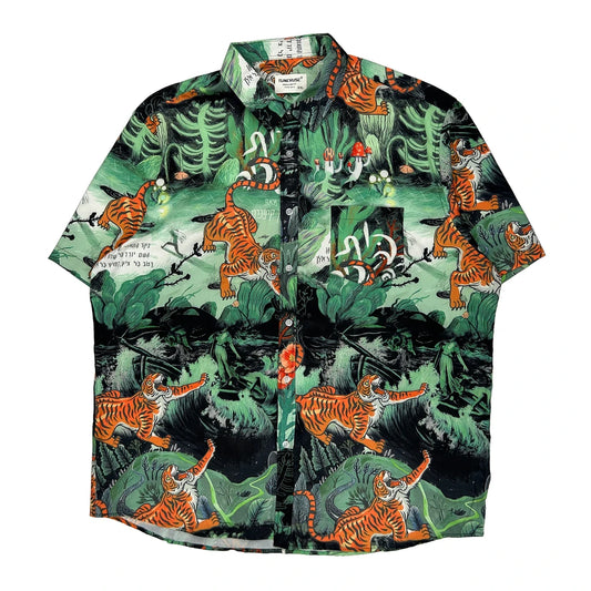 Tunevuse Hawaiian Shirt - 2XL Multicoloured Cotton