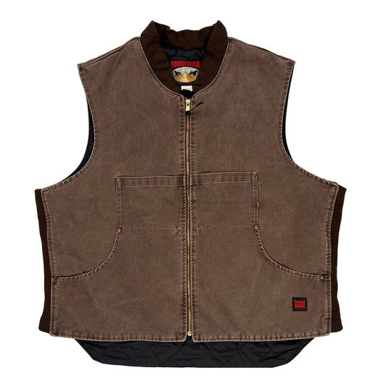 Tough Duck Gilet - 2XL Brown Cotton