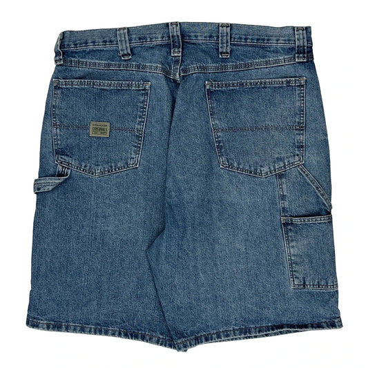 Vintage Wrangler Carpenter Shorts - 36W 9L Blue Denim