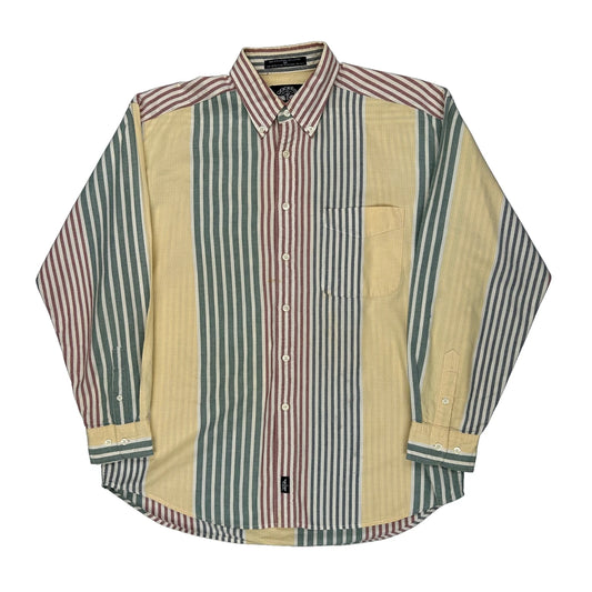 Dockers Striped Shirt - Medium Multicoloured Cotton
