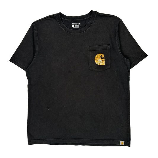 Outdoors Carhartt Graphic T-Shirt - Large Black Cotton