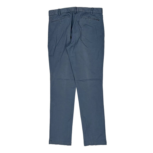 Polo By Ralph Lauren Slim Fit Chinos - 33W 34L Blue Cotton
