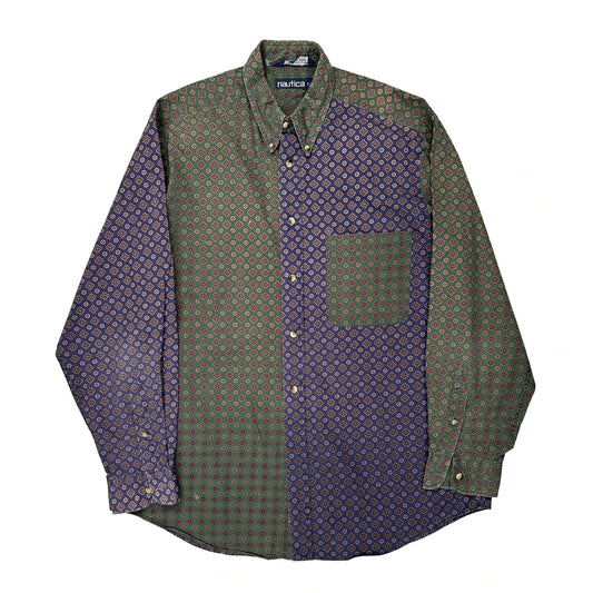 Nautica Shirt - Large Multicoloured Cotton