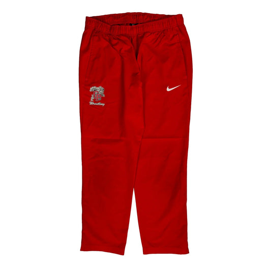 Wrestling Nike Tracksuit - Large Red Polyester