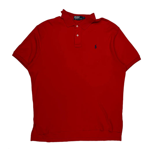Vintage Polo By Ralph Lauren Polo Shirt - XL Red Cotton
