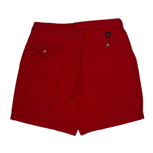 Vintage Polo Golf Ralph Lauren Pleated Shorts - 34W 6L Red Cotton