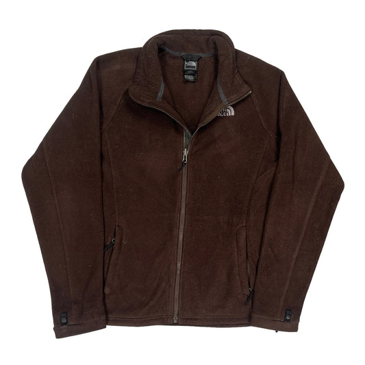 The North Face Fleece Jacket - Large Brown Polyester