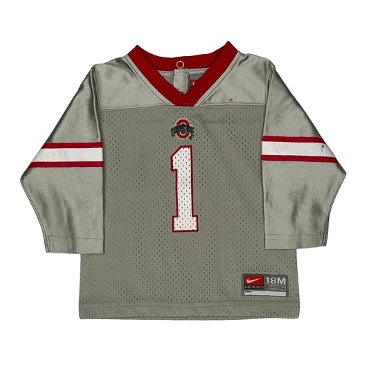 Vintage Age 18 Months Nike Nfl Jersey - 2XS Grey Polyester