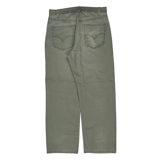 Vintage Levis Trousers - 31W 30L Grey Cotton