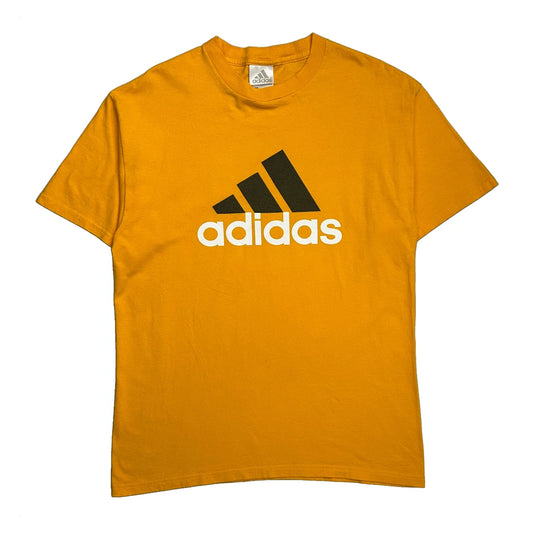 Adidas T-Shirt - Medium Yellow Cotton
