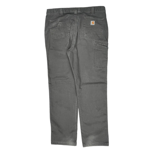 Carhartt Carpenter Trousers - 38W 33L Grey Cotton