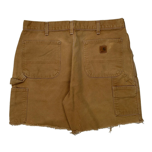 Carhartt Carpenter Shorts - 36W 8L Brown Cotton