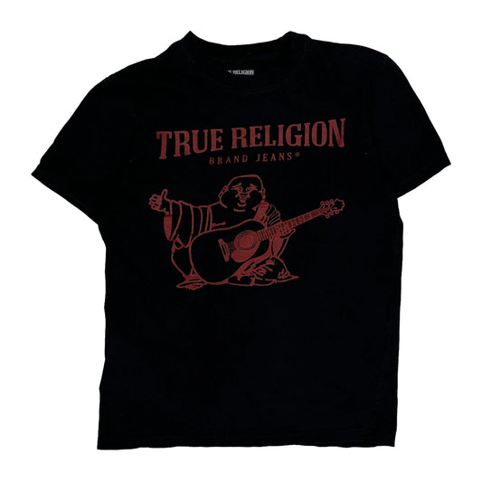 Brand Jeans True Religion Graphic T-Shirt - Small Red Cotton