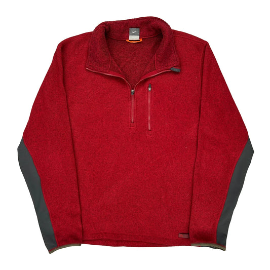 Nike Acg Fleece - XL Red Polyester