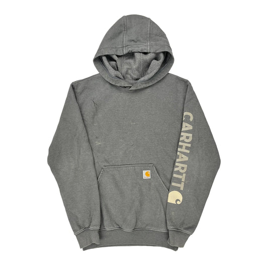 Carhartt Hoodie - Small Grey Cotton