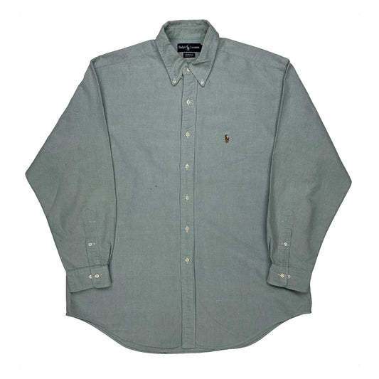 Vintage Ralph Lauren Shirt - XL Green Cotton