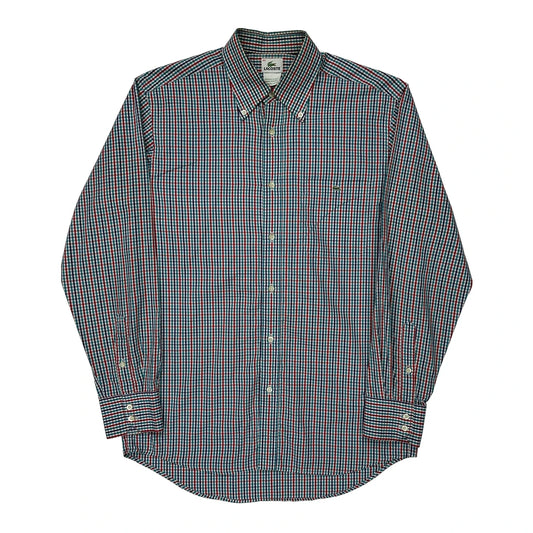 Lacoste Checked Shirt - Medium Multicoloured Cotton