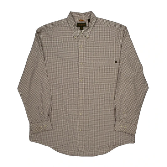 Timberland Checked Shirt - 2XL Brown Cotton
