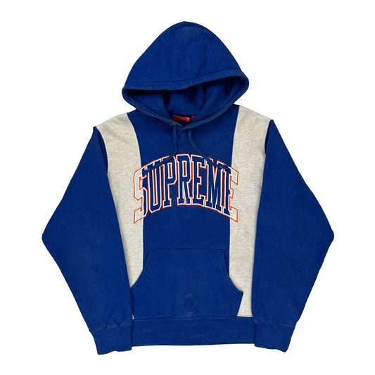 Made In Canada Supreme Spellout Hoodie - Medium Blue Cotton