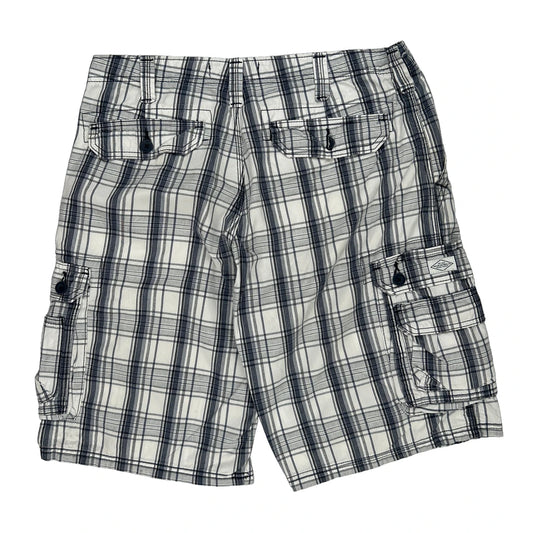 Lee Cargo Shorts - 34W 11L Grey Cotton