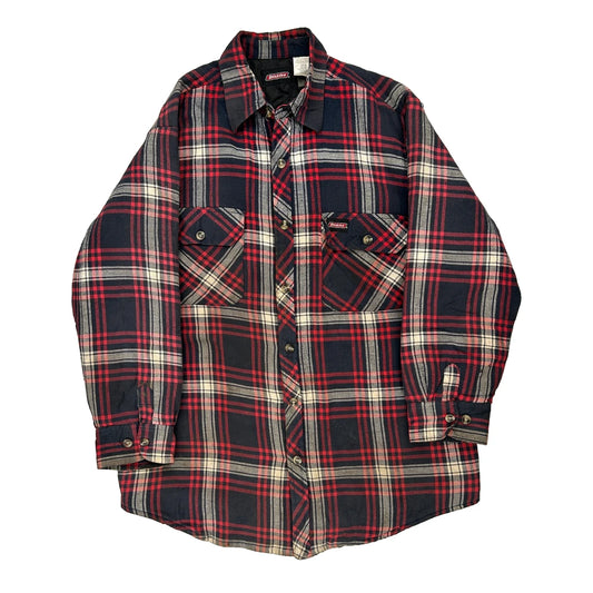Dickies Checked Overshirt - Large Multicoloured Cotton