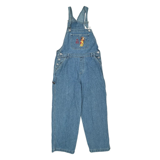 Disney Cartoon Dungarees - Large Blue Cotton
