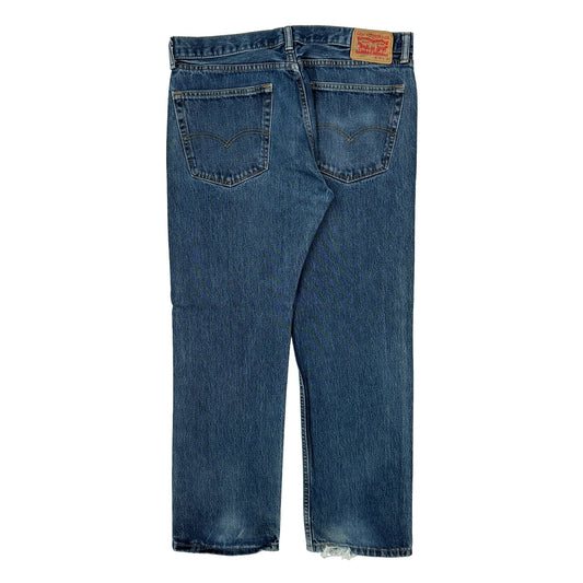 505 Levis Jeans - 36W 30L Blue Denim