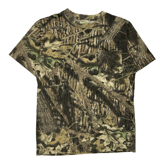 Hunting Mossy Oak T-Shirt - Medium Camo Cotton