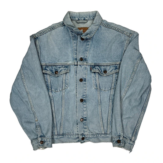 Levis Denim Jacket - Large Light Wash Denim