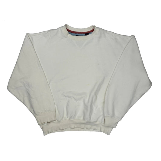 Gant Sweatshirt - Large White Cotton Blend