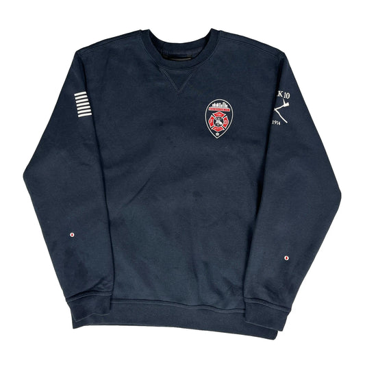 Vintage Rochester Truck Co 10 Carhartt Sweatshirt - Large Navy Cotton