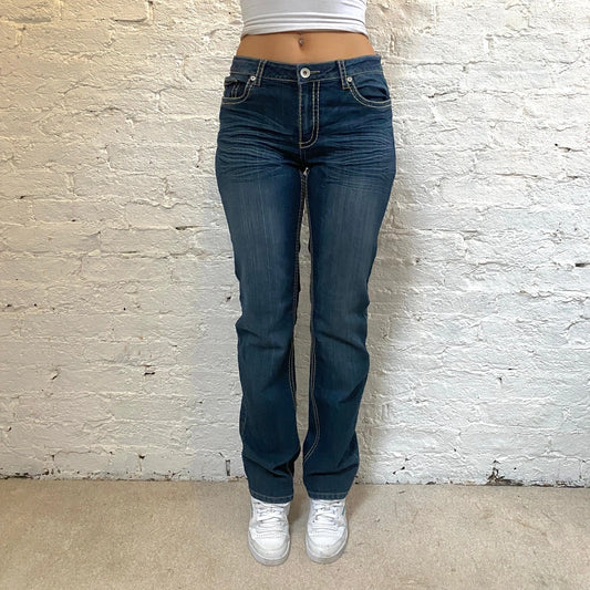 Vintage blue Unbranded Jeans - womens 34" waist