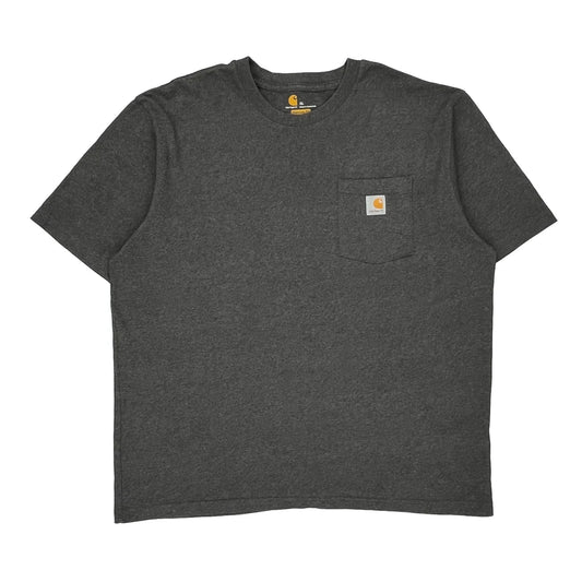 Carhartt T-Shirt - XL Grey Cotton