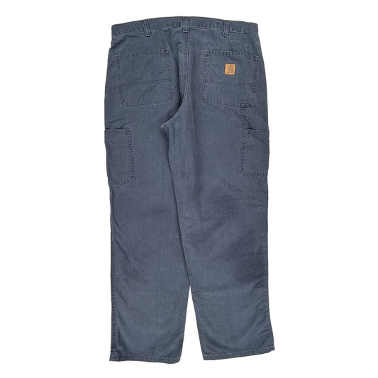 Carhartt Dungarees - 36W 32L Blue Cotton Blend