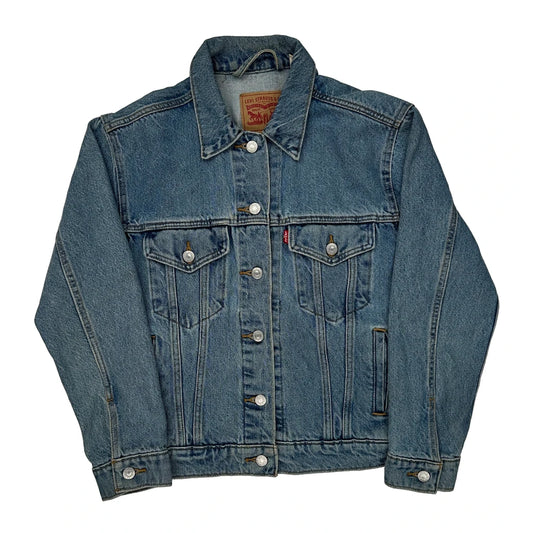 Levis Denim Jacket - Small Blue Denim