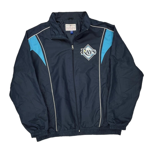 Tampa Bay Rays Mlb Windbreaker - 2XL Navy Polyester