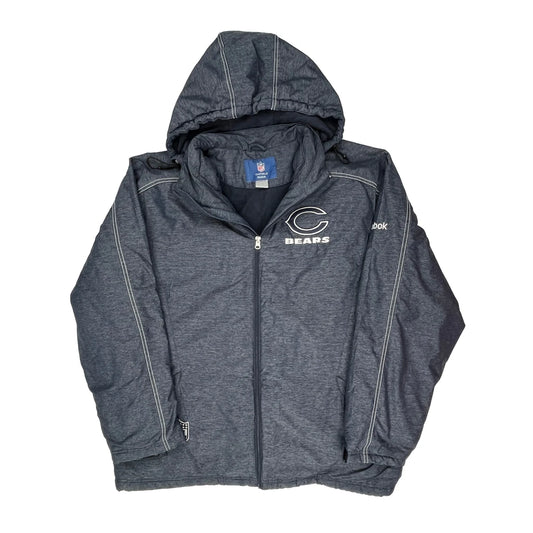 Vintage Bears Reebok Windbreaker - XL Grey Polyester