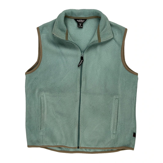 Woolrich Fleece Gilet - Medium Green Polyester