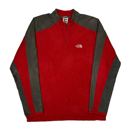 Vintage The North Face Fleece - Large Red Polyester