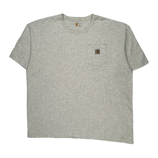 Carhartt T-Shirt - 2XL Grey Cotton