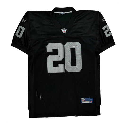 Vintage Raiders Reebok Nfl Jersey - XL Black Polyester