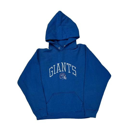 Giants 47 Football Hoodie - Large Blue Cotton