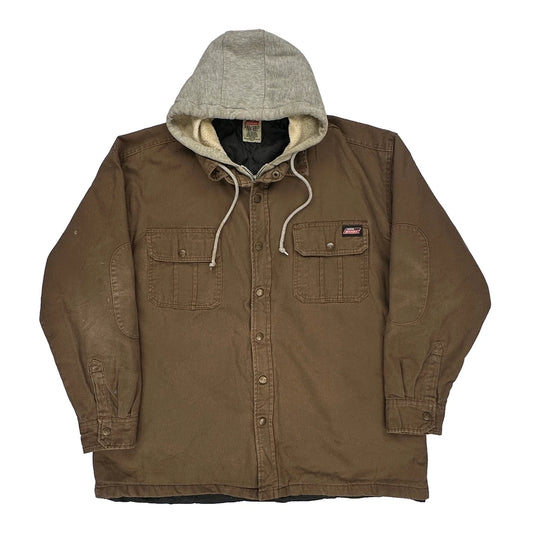 Dickies Jacket - 2XL Brown Cotton
