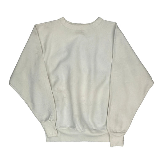 Blank Nutmeg Sweatshirt - Medium White Cotton