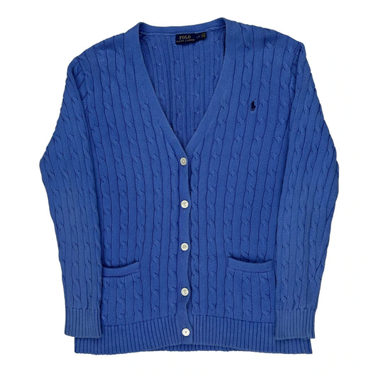 Polo By Ralph Lauren Jumper - Large Blue Cotton