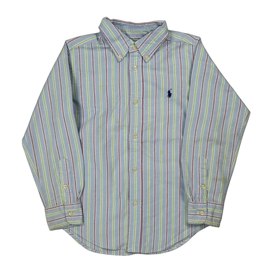 Age 6 Ralph Lauren Striped Shirt - Small Multicoloured Cotton