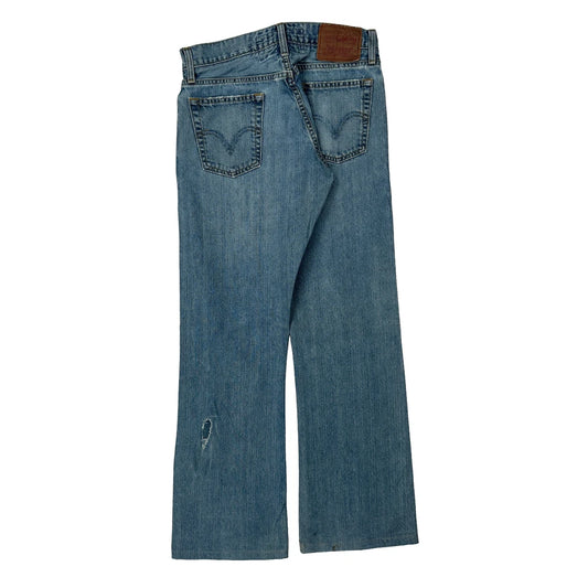 Vintage Y2K 527 Levis Low Boot Cut Jeans - 28W 30L Blue Cotton