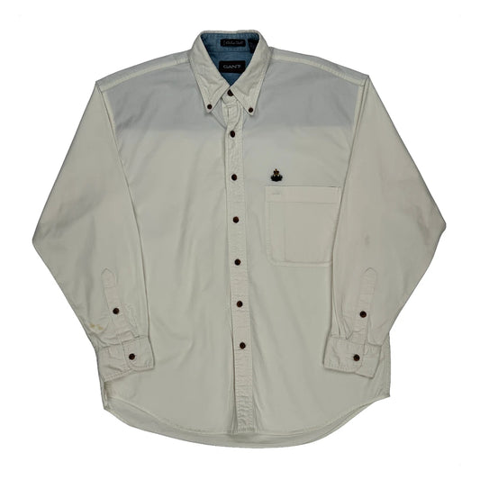 Gant Shirt - Medium Cream Cotton