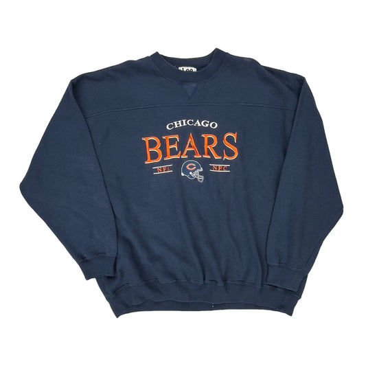 Chicago Bears Lee Sport Football Sweatshirt - 2XL Navy Polyester Blend